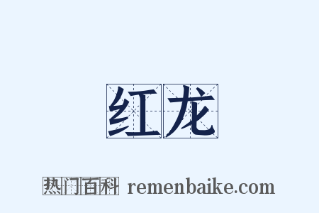 红龙是什么意思的图片